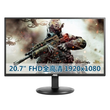 京聰商城AOC E2180SWN 20.7英寸寬屏LED背光液晶顯示器（黑色）總代理批發