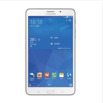 京聰商城SAMSUNG/三星 GALAXY Tab4 T231 7英寸通話 （四核 8G 3G通話 高清屏）白平板電腦 官方標配總代理批發