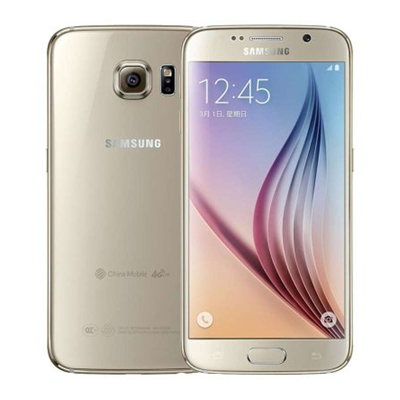 京聰商城三星 Galaxy S6（G9208）32G版 鉑光金 移動4G手機 雙卡雙待總代理批發