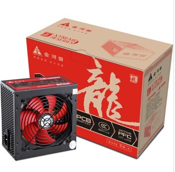 京聰商城金河田（Golden field） 額定450W 電源 龍霸450W （主動式PFC/12CM超靜音風扇/智能溫控/背線/黑化外型）總代理批發